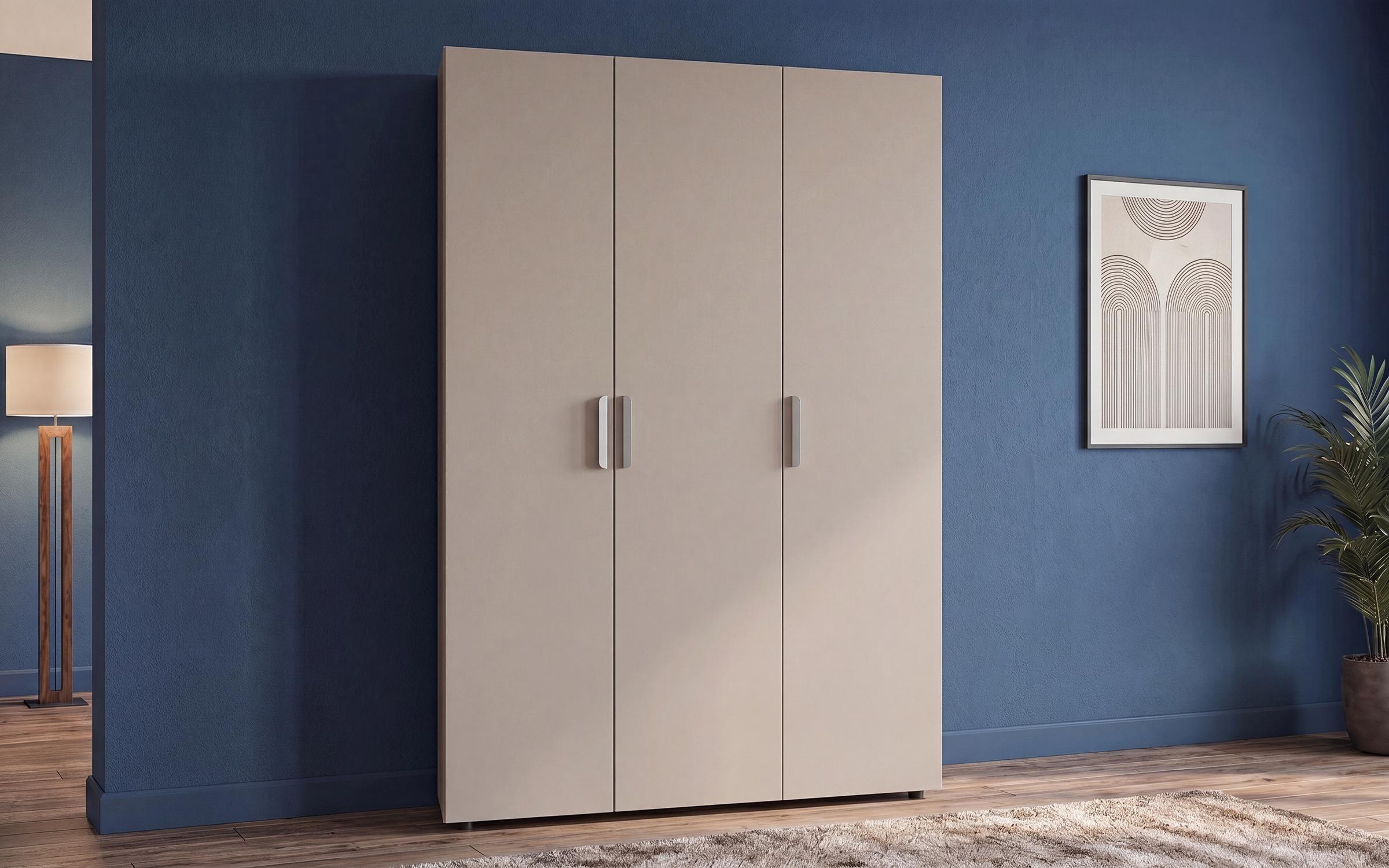 Ντουλάπα με σωλήνα και ράφια Masimo Balance 2, cashmere  1